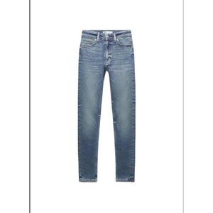 ZARA ZW SKINNY HIGH-WAIST JEANS BLUE SIZE 8 | 6045/041
